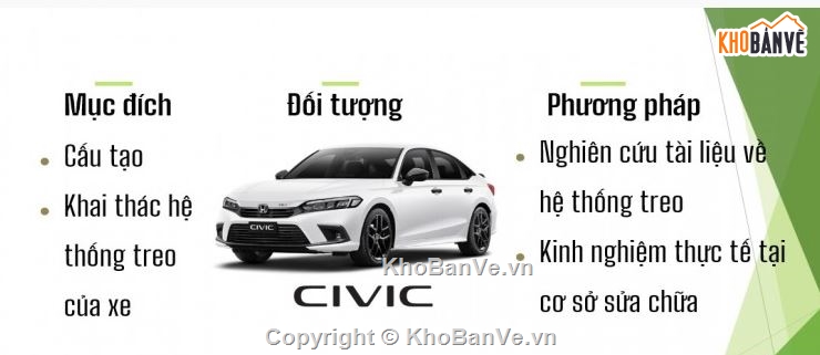 hệ thống treo xe honda civic,hệ thống treo xe,hệ thống treo xe file cad
