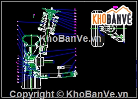 Đồ án,đồ án ô tô,bản vẽ đồ án ô tô,đồ án hệ thống treo,hệ thống treo