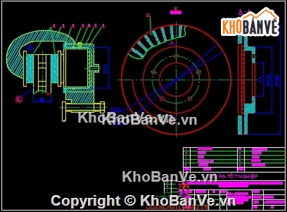 tính toán,khảo sát kiểm nghiệm hệ thống phanh,Đồ án