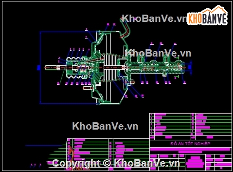 tính toán,khảo sát kiểm nghiệm hệ thống phanh,Đồ án