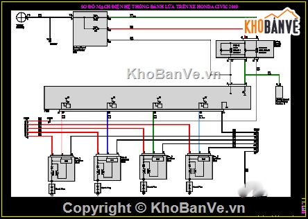 đồ án ô tô,bản vẽ hệ thống đánh lửa,đồ án xe