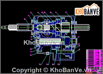 Đồ án,đồ án hộp số,hộp số xe tải,hộp số