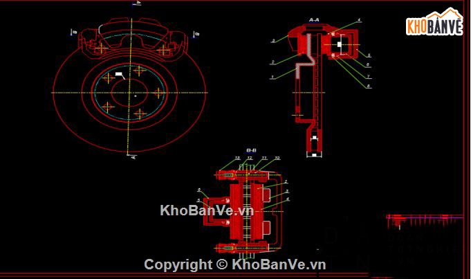 Đồ án phanh,hệ thống phanh xe,Đồ án
