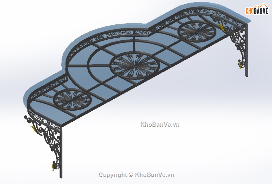 biệt thự nhà phố 3 tầng,mái kính,sắt nghệ thuật,mái kính sắt cnc,biệt thự phố,nhà biệt thự