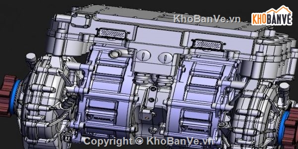 động cơ rimac ô tô axl 560,Thiết kế,động cơ