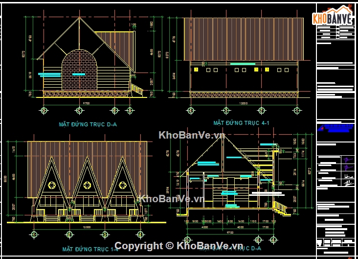 bản vẽ nhà 3 phòng,Bản vẽ nhà nghỉ,Bản vẽ nhà nghỉ 3 phòng,Bản vẽ nhà  1 tầng