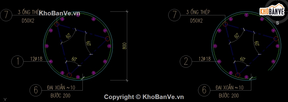 khoan nhồi,bản vẽ cọc khoan nhồi,bản vẽ dầm bản