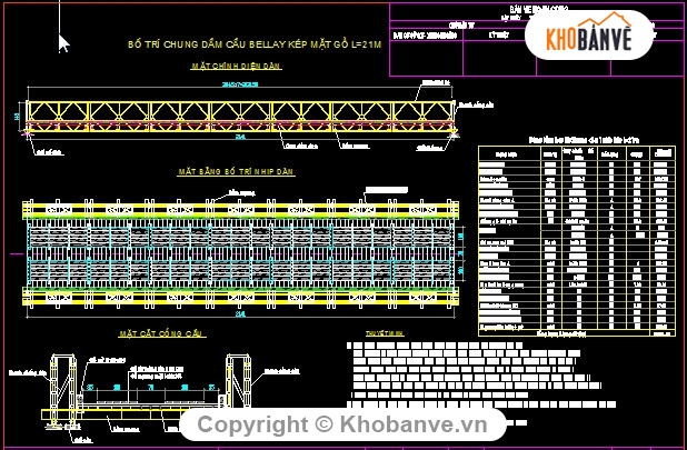 bản vẽ hoàn công,Cầu dàn Bellay,Bản vẽ hoàn công Cầu,Khối lượng cầu