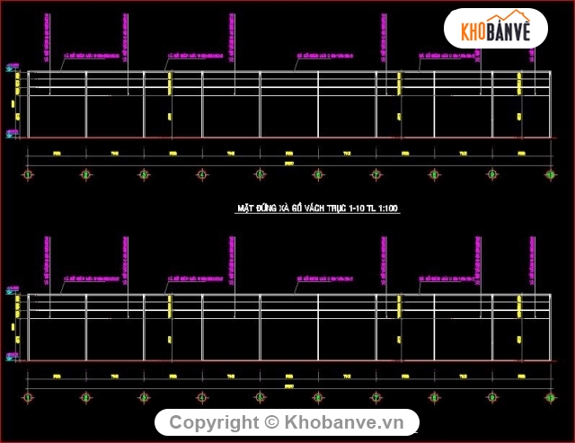 Xưởng sản xuất thủy sản,thiết kế Xưởng sản xuất,bản vẽ xưởng sản xuất thủy sản,xưởng sản xuất kích thước 63x65m