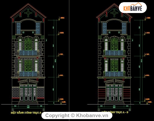 nhà phố 7.4x14.6m,thiết kế nhà ống,bản vẽ nhà ống,nhà phố đẹp