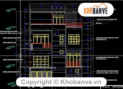 File Auto cad,Thiết kế biệt thự,Bản cad thiết kế,mẫu biệt thự,biệt thự đẹp,biệt thự 9.7x10.2m