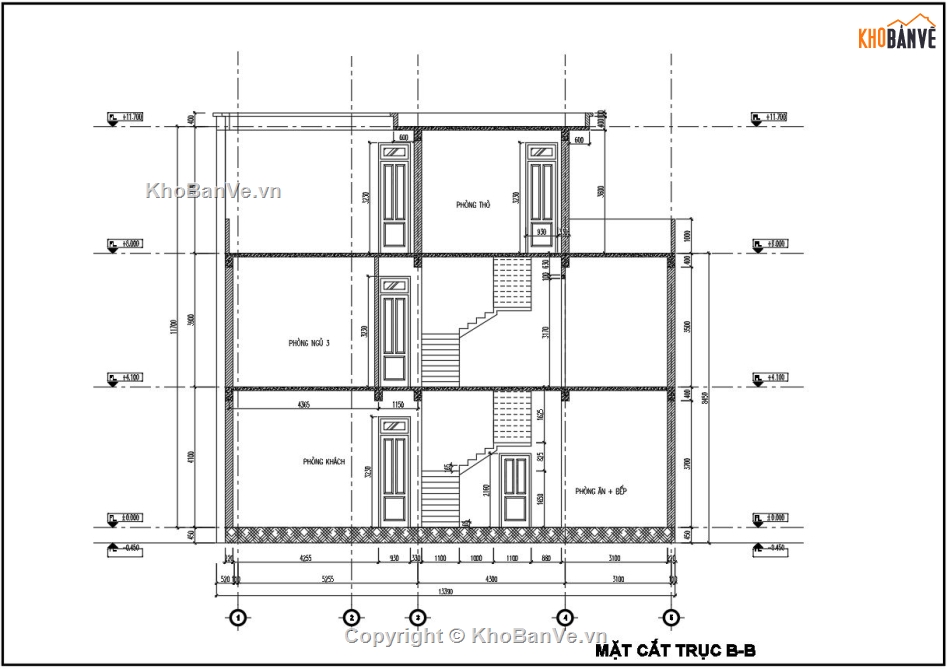Bản vẽ nhà phố 2.5 tầng,file cad bản vẽ nhà phố 2.5 tầng,mẫu nhà phố 3 tầng,nhà phố 2 tầng,nhà phố 2 tầng 1 tum