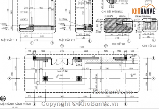biệt thự 1 tầng,cad biệt thự 1 tầng,file cad biệt thự 1 tầng,biệt thự 1 tầng file cad
