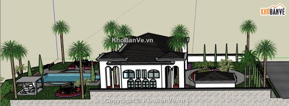 model su biệt thự 1 tầng,file sketchup biệt thự 1 tầng,biệt thự 1 tầng file su,sketchup biệt thự 1 tầng,biệt thự 1 tầng sketchup