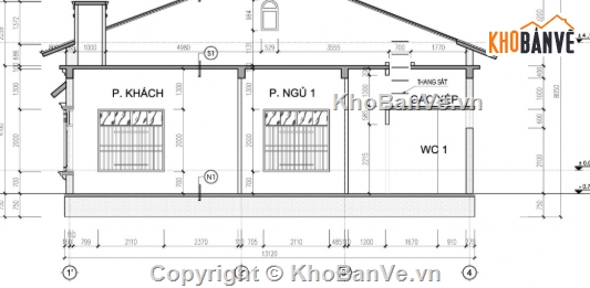 mái thái 1 tầng,biệt thự 1 tầng mái thái,cad biệt thự 1 tầng,file cad biệt thự 1 tầng,biệt thự 1 tầng file cad