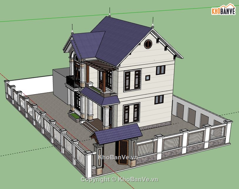 model su biệt thự 2 tầng,biệt thự 2 tầng model su,biệt thự 2 tầng file su,file sketchup biệt thự 2 tầng,biệt thự 2 tầng file sketchup