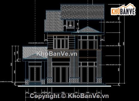 biệt thự 2 tầng,cad biệt thự 2 tầng,biệt thự 2 tầng file cad,file cad biệt thự 2 tầng