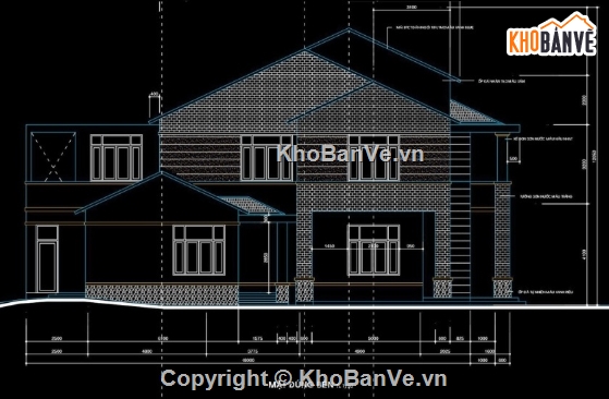biệt thự 2 tầng,cad biệt thự 2 tầng,biệt thự 2 tầng file cad,file cad biệt thự 2 tầng