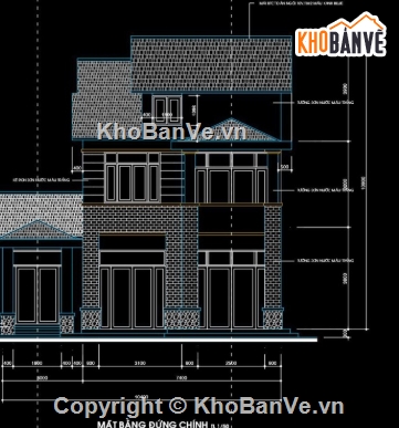 biệt thự 2 tầng,cad biệt thự 2 tầng,biệt thự 2 tầng file cad,file cad biệt thự 2 tầng