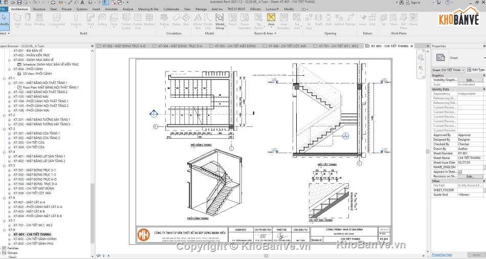 kiến trúc biệt thự 2 tầng,file revit biệt thự 2 tầng,Mẫu biệt thự 2 tầng mái nhật,biệt thự 2 tầng hiện đại