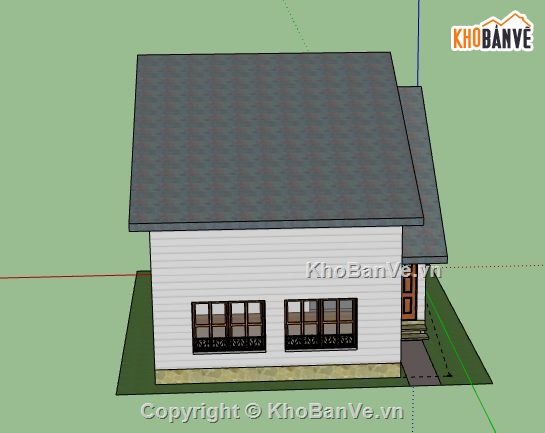 Biệt thự 2 tầng,model su biệt thự 2 tầng,biệt thự 2 tầng file sketchup,file sketchup biệt thự 2 tầng,biệt thự 2 tầng model su