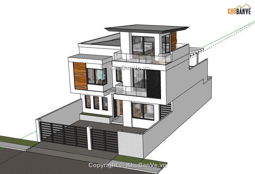 Biệt thự  2 tầng,model su biệt thự 2 tầng,file su biệt thự 2 tầng,file sketchup biệt thự 2 tầng,biệt thự 2 tầng file su