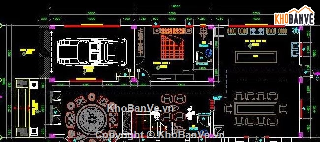 biệt thự 2 tầng,cad biệt thự 2 tầng,bản vẽ autocad biệt thự 2 tầng.,mẫu biệt thự 2 tầng cad