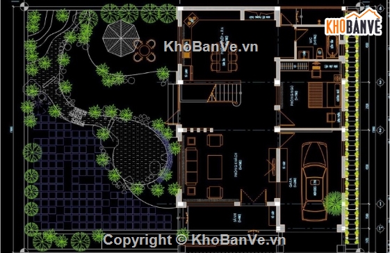 Biệt thự,biệt thự 3 tầng,cad biệt thự 3 tầng,file cad biệt thự 3 tầng