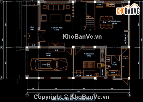 Biệt thự,biệt thự 3 tầng,cad biệt thự 3 tầng,file cad biệt thự 3 tầng