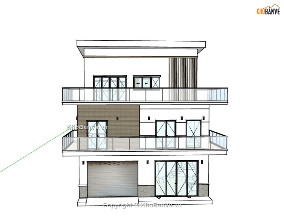 Biệt thự 3 tầng,model su biệt thự 3 tầng,file su biệt thự 3 tầng