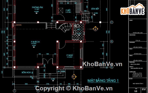 biệt thự 3 tầng,cad biệt thự 3 tầng,biệt thự 3 tầng file cad