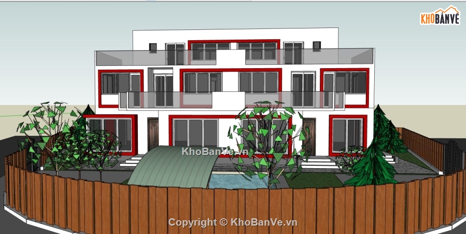 file su biệt thự,model ghế,sketchup biệt thự