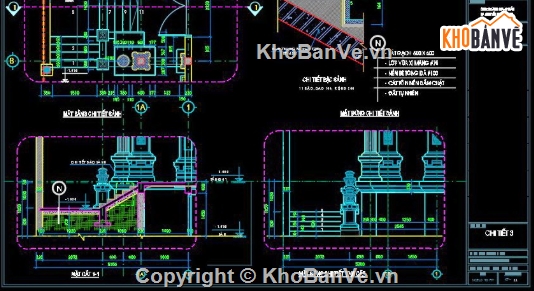 Biệt thự tân cổ điển,biệt thự 3 tầng,file cad biệt thự 3 tầng,cad biệt thự 3 tầng