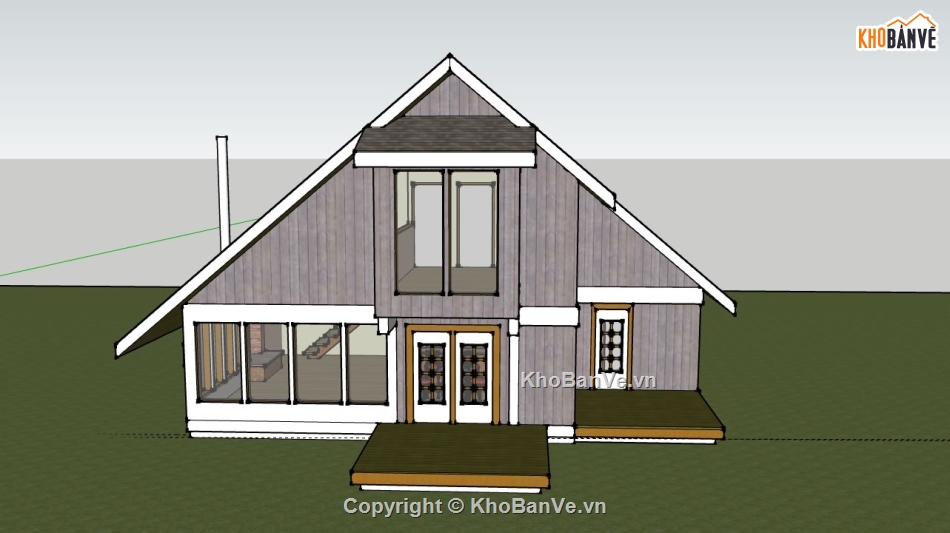 Biệt thự 1 tầng,model su biệt thự 1 tầng,biệt thự 1 tầng file su,sketchup biệt thự 1 tầng,biệt thự 1 tầng file sketchup