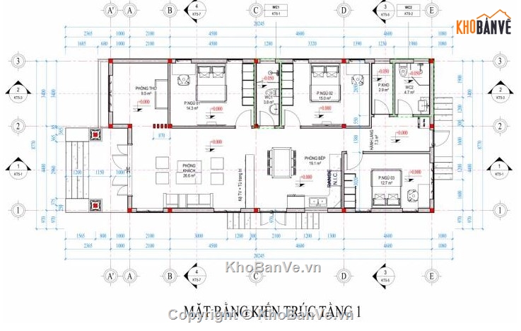biệt thự mái thái,mái thái 1 tầng,biệt thự 1 tầng