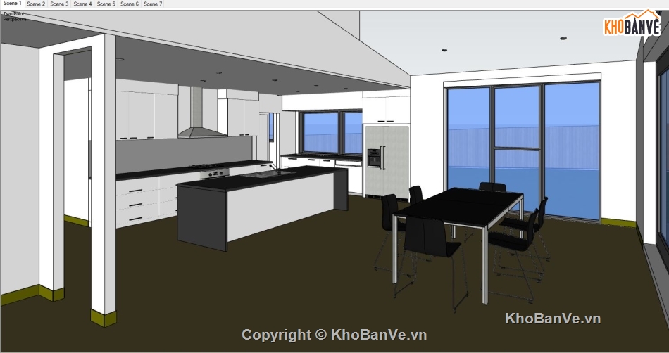 biệt thự nghỉ dưỡng  file su,sketchup biệt thự nghỉ dưỡng,model su biệt thự nghỉ dưỡng