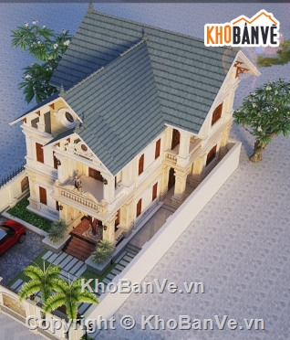 biệt thự 2 tầng,cad biệt thự 2 tầng,file cad biệt thự 2 tầng,biệt thự 2 tầng cad