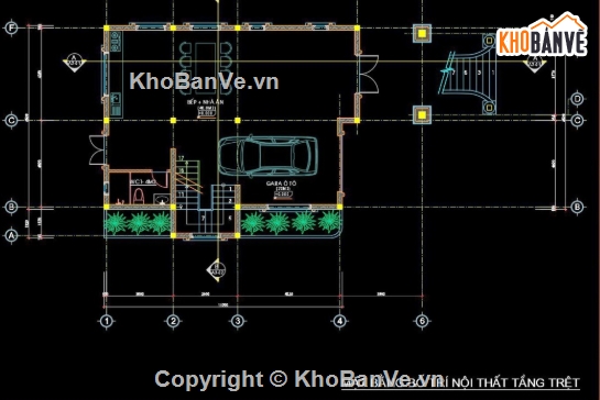 biệt thự 3 tầng,cad biệt thự 3 tầng,file cad biệt thự 3 tầng