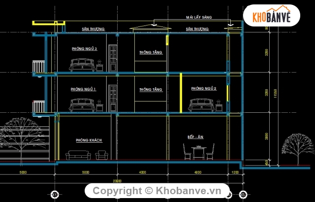 nhà phố 4.9x20m,nhà phố đẹp,thiết kế nhà phố,mẫu nhà phố,thiết kế nhà phố 4.9x20m