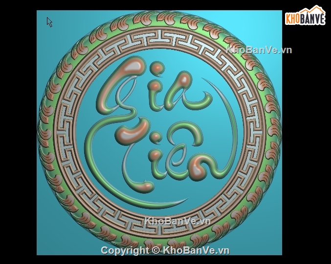 Mẫu chữ gia tiên,mẫu chữ tròng treo bàn thờ,chữ tròn gia tiên