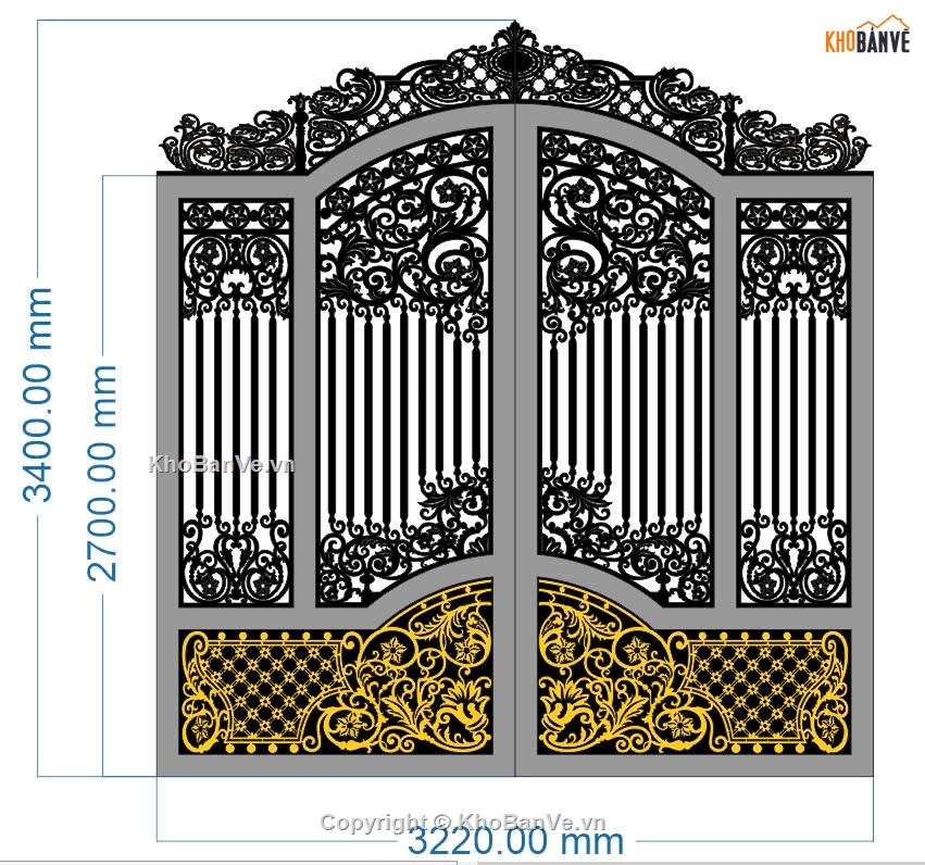 cổng 2 cánh cnc,file cnc cổng 2 cánh,mẫu cnc cổng 2 cánh