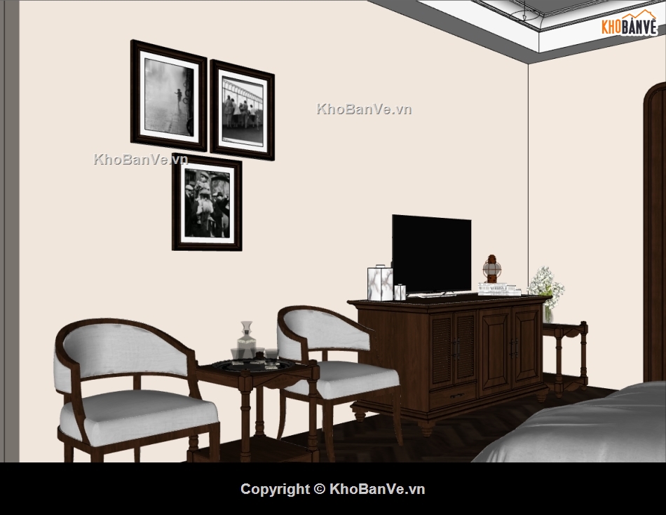 file sketchup nội thất phòng ngủ,file sketchup nội thất khách sạn,sketchup nội thất phòng ngủ,file 3dsu nội thất phòng ngủ