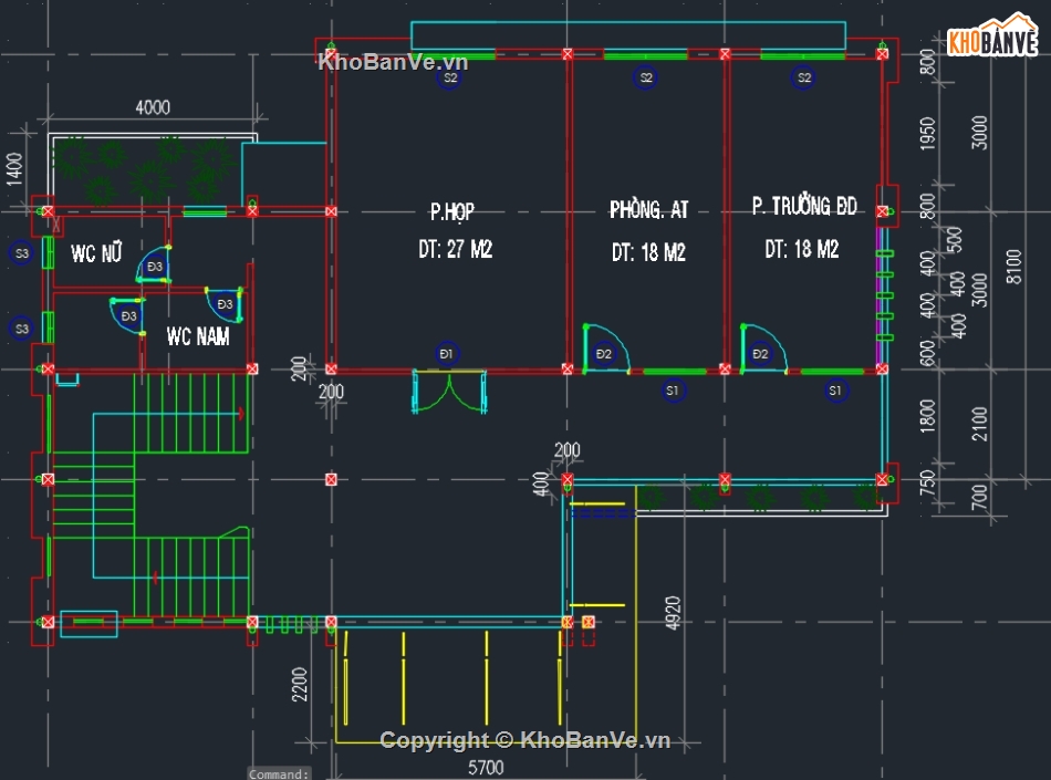Bản vẽ nhà cảng vụ,bản vẽ nhà công vụ,nhà cảng vụ