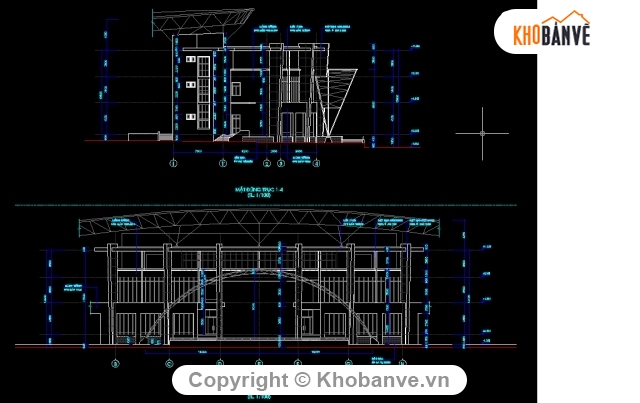 Thiết kế nhà hát ngoài trời,kiến trúc nhà hát,kiến trúc nhà hát ngoài trời,bản vẽ kiến trúc nhà hát