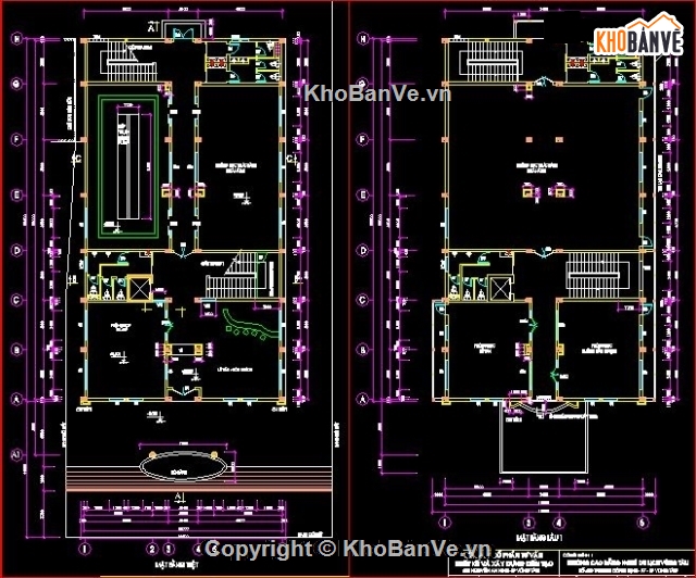 kết cấu trường học,kết cấu trường du lịch,bản vẽ thiết kế trường du lịch,file cad trường du lịch