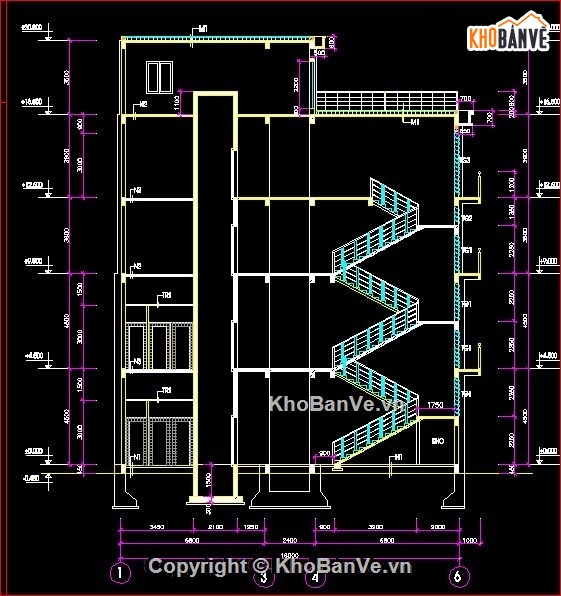 kết cấu trường học,kết cấu trường du lịch,bản vẽ thiết kế trường du lịch,file cad trường du lịch