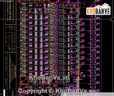 khách sạn 15 tầng,khách sạn file cad,cad khách sạn,bản vẽ khách sạn