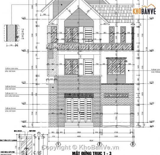 biệt thự 3 tầng file cad,cad biệt thự 3 tầng,biệt thự 3 tầng cad,autocad biệt thự 3 tầng