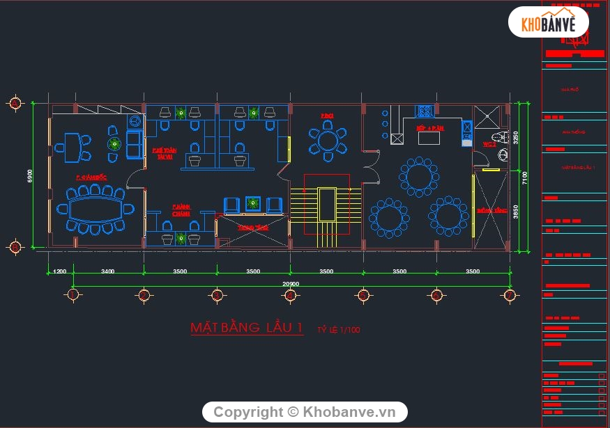 mẫu nhà cấp 4,mẫu biệt thự,Bản vẽ nhà kt 5.2x11m,Bản vẽ nhà phố