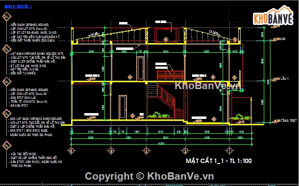 Nhà 2 tầng 5x16m,nhà 2 tầng có phối cảnh,bản vẽ nhà 2 tầng đẹp